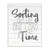 Stupell Industries Sorting Out Life Bathroom Laundry Black and White Design Wall Plaque, 10 x 15, Multi-Color