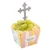 DYixin Cross Cupcake Toppers,Christening Decorations,First Communion,Baptism Religious Spiritual Party Picks -Set of 24(Silver)