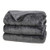 Sunbeam Heated Blanket | Microplush, 10 Heat Settings, Twin Gray