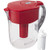 Brita Grand Water Filter Pitcher, Red, 10 Cup