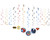 American Greetings Justice League Hanging Swirl Decorations, 12-Count