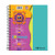 Roaring Spring Extremes Notebook, Three Subject, 11" x 9", 150 sheets, College Ruled, Assorted Poly Covers