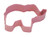 CybrTrayd Elephant Cookie Cutter, Pink