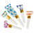Bulk Party Pack of 144 Musical Blowouts, Assorted Colors, Birthday Party Favors, New Years Party Noisemakers 1 Gross Party Blow Outs Whistles, Party Accessory, Party Blowouts