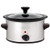 Nesco 1.5 Qt. Oval Analog Silver slow cooker, Quart