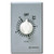 Intermatic FF4H 4-Hour Spring Loaded Wall Timer, Brushed Metal Finish