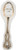 Home Essentials, 78645, Apropos, 10"L Gold Metallic "Spoon Me" Spoon Rest