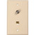 RCA TP062 Modular Phone/Coaxial Wall Plate (Ivory)