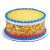 Whimsical Practicality EMOJI Edible Icing Image Cake Border Strips 3 strips,Yellow