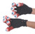 Rubie's Men's Beetlejuice Adult Gloves with Eyeballs, Multi, One Size