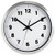 La Crosse Technology 404-2626 La Crosse 10 in Silver Metal Analog Wall Clock with White Dial