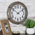 FirsTime & Co. Modern Rustic Wall Clock, 14", Faux Wood