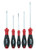 5 Piece SoftFinish Slotted and Phillips and Square Screwdriver Set
