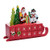Kurt Adler Wooden Sleigh Shaped Advent Calendar, 14-Inch