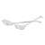 CreativeWare ATL07 Atlantis Salad Tongs, Clear