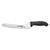 Dexter 9" Scalloped Offset Slicer, Black Handle