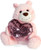 Aurora - Valentine Items - 11" Sparkle Heart Bear Pnk