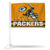 NFL Rico Industries Car Flag including Pole, Green Bay Packers - Helmet on Yellow,Team Color,16 x 19.5-inches