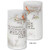 Carson "Welcome Here Glass Hurricane Candle