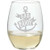 Carson 23668 Bad Buoy Stemless Wine Glass, 17-ounce, Clear