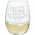 Carson 23687 Engaged Stemless Wine Glass, 17-ounce, Clear