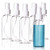 20 Pack Fine Mist Clear Spray Bottles 2.7oz with Pump Spray Cap, Reusable and Refillable Small Empty Plastic Bottles for Travel, Essential Oils, Perfumes