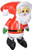 Rhode Island Novelty 24" Tall Christmas Santa Inflatable ~ Indoor Or Outdoor Decor