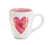 Burton & Burton Mug 15 Oz Raised Heart