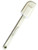 Pampered Chef Classic Scraper 1650 - Flexible Nonstick Baking Spatula - Heavy-Duty Silicone Head