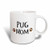 3dRose Pug Dog Mom Mug, 15 oz, Ceramic