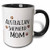 3dRose Australian Shepherd Dog Mom Mug, 11 oz, Black