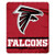 Northwest NFL Atlanta Falcons 50x60 Fleece Split Wide DesignBlanket, Team Colors, One Size