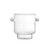 Bloomingville Quart Glass Ice Bucket, Clear
