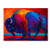 Abstract Bison by Marion Rose, 14x19-Inch Canvas Wall Art