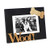 Isaac Jacobs Black Wood Sentiments Dog Woof! Picture Frame, 5x7 inch with Mat, Photo Gift for Pet Dog, Puppy, Display on Tabletop, Desk (Black, 5x7 (Matted 4x6))