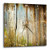 3D Rose Distressed Brown Barn Wood Effect Wall Clock, 15" x 15"