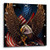 3D Rose Bald Eagle with and American Flag Between its Talons Wall Clock, 15" x 15"