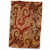 3D Rose Pattern Print Burgundy and Gold TWL_212005_1 Towel, 15" x 22", Multicolor