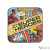 COMIC SUPERHERO DINNER PLATE - Party Supplies - 8 Pieces