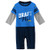 Outerstuff NFL LA Chargers Newborn & Infant Draft Pick Long Sleeve Coverall Air Force Blue, 6-9 Months