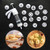 Cookie Press Gun Maker - Cookie Press Kit Set Classic Biscuit Maker with 6 icing tips and 12 Decorative Discs for Biscuit Cookie Cake Baking