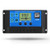Linkhood Solar Charge Controller, Dual USB Port Solar Panel Battery Intelligent Regulator, Multi-Function Adjustable LCD Display Street Light Controller (20A)