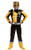 Gold Ranger Outfit for Kids, Beast Morphers Power Ranger Costume, Muscle Padded Character Jumpsuit, Child Size Large (10-12)