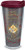 Tervis 1350887 Harry Potter - Black Marauder's Map Insulated Tumbler with Wrap and Maroon Lid, 24oz, Clear