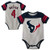 Outerstuff NFL Newborn Infants Little Blocker Creeper Bodysuit Name & Number Onsie (6/9 Months, Deshaun Watson Houston Texans)