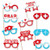 Big Dot of Happiness Nurse Graduation Glasses - Paper Card Stock 2020 Graduation Party Photo Booth Props Kit - 10 Count