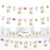 Big Dot of Happiness Hippity Hoppity - Easter Bunny Party DIY Decorations - Clothespin Garland Banner - 44 Pieces