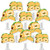 Big Dot of Happiness Taco Bout Fun - Mexican Fiesta Centerpiece Sticks - Showstopper Table Toppers - 35 Pieces