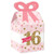 Big Dot of Happiness Sweet 16 - Square Favor Gift Boxes - 16th Birthday Party Bow Boxes - Set of 12