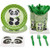 Animal Panda Birthday Party Supplies and Dinnerware Set (144 Pieces, Serves 24)